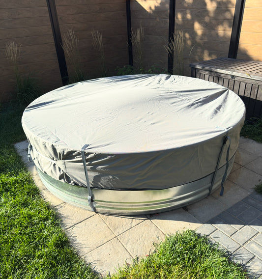 Housse de protection sur mesure pour stock tank pool – Protection durable et ajustée 8',7' et 6'