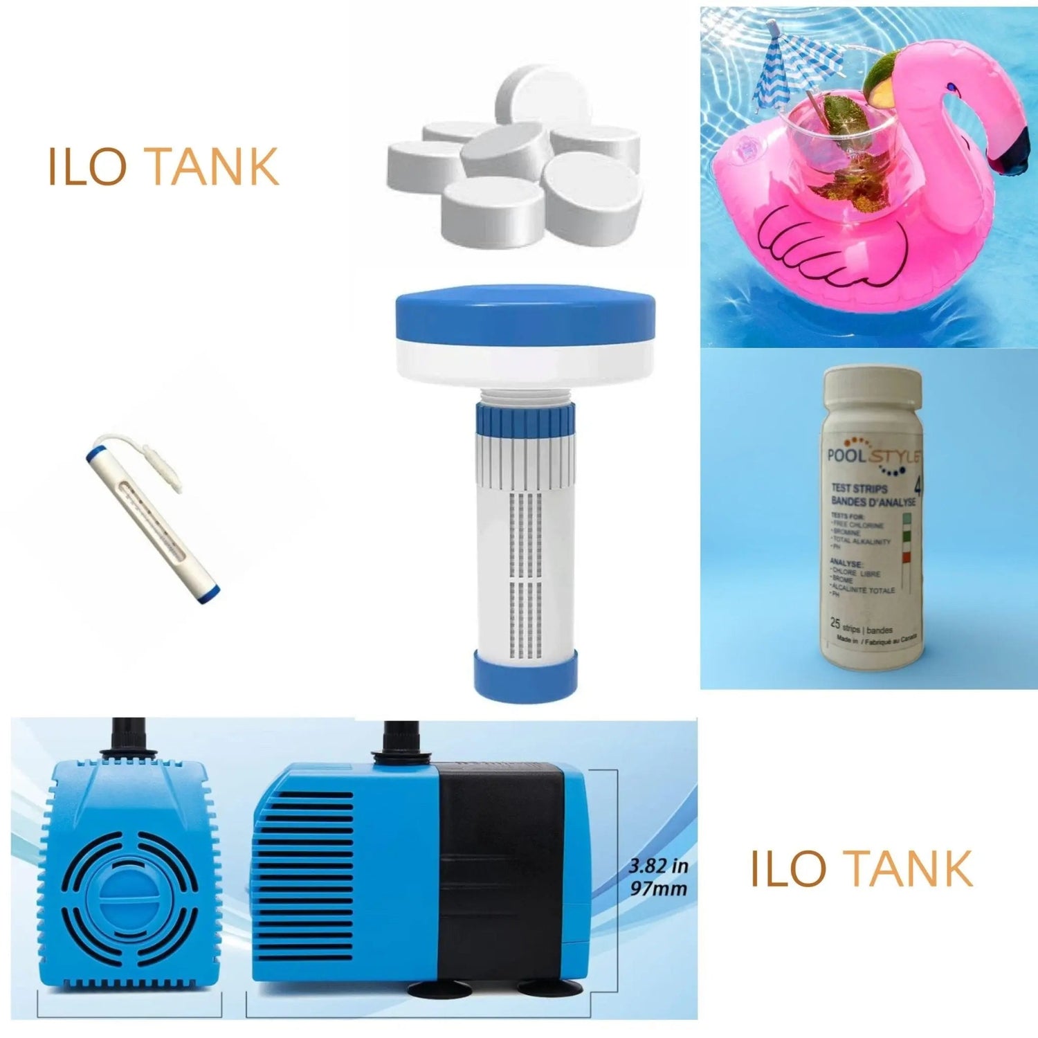 Accessoires pour Stock Tank Pool et Bain de Glace | ILOTank - ILOTank