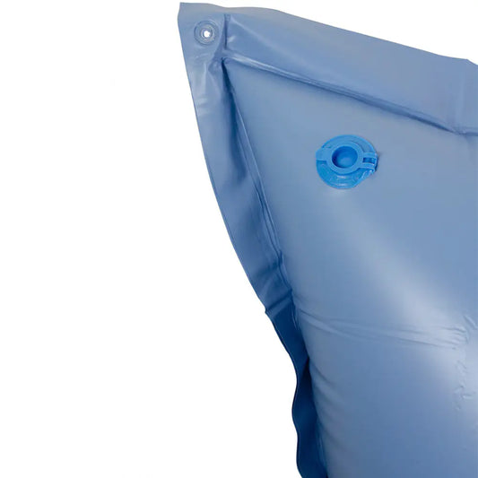 Gros plan sur la valve et l'oeillet du coussin de drainage RainFlow | ILOTank
