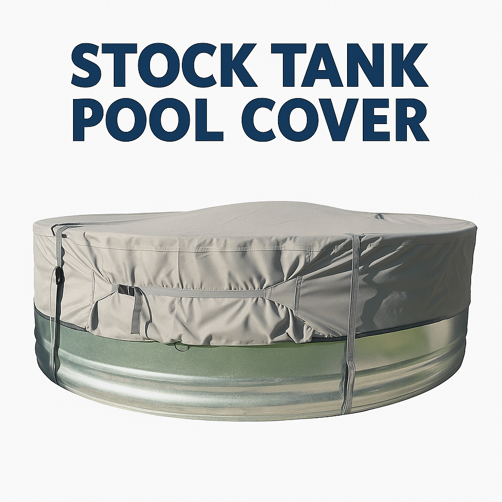 Housse de protection sur mesure pour stock tank pool – Protection durable et ajustée 8',7' et 6'