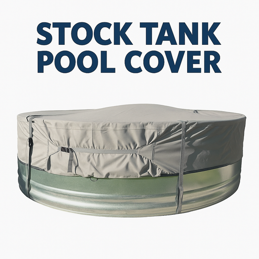 Housse de protection sur mesure pour stock tank pool – Protection durable et ajustée 8',7' et 6'