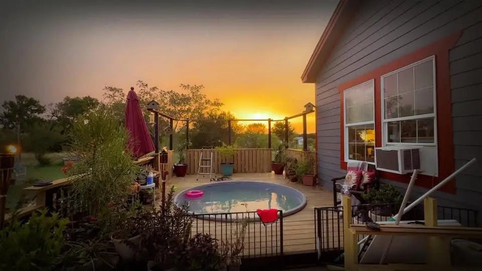 Stock tank pool Polyethylene gris 6' - ILOTank