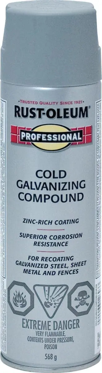 Traitement Rust-Oleum Professional Cold Galvanizing  Spray in Metal Silver - ILOTank
