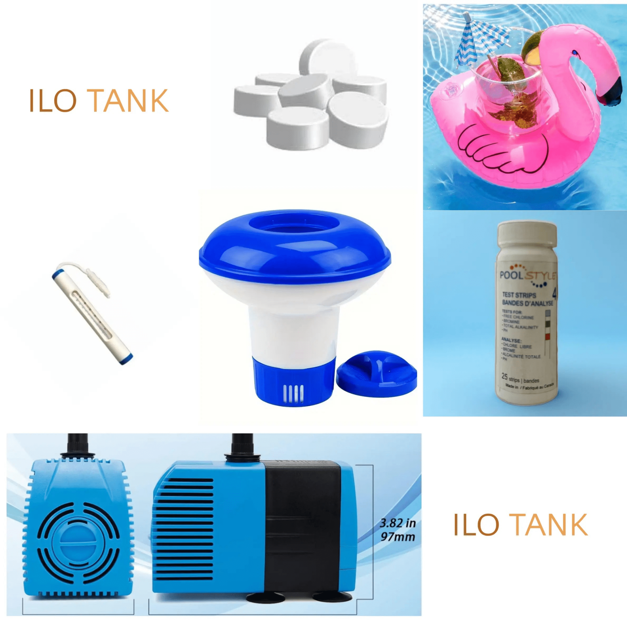 Ensemble de Démarrage Complet + Pompe | Stock Tank Pool ILOTank