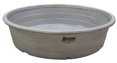 Stock Tank Pool Polyéthylène Gris 8' | Grande Piscine Légère | ILOTank - ILOTank