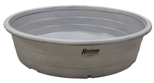 Stock tank pool Polyethylene gray 6'